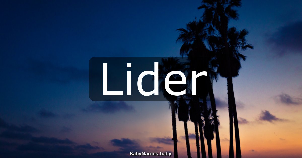 Lider