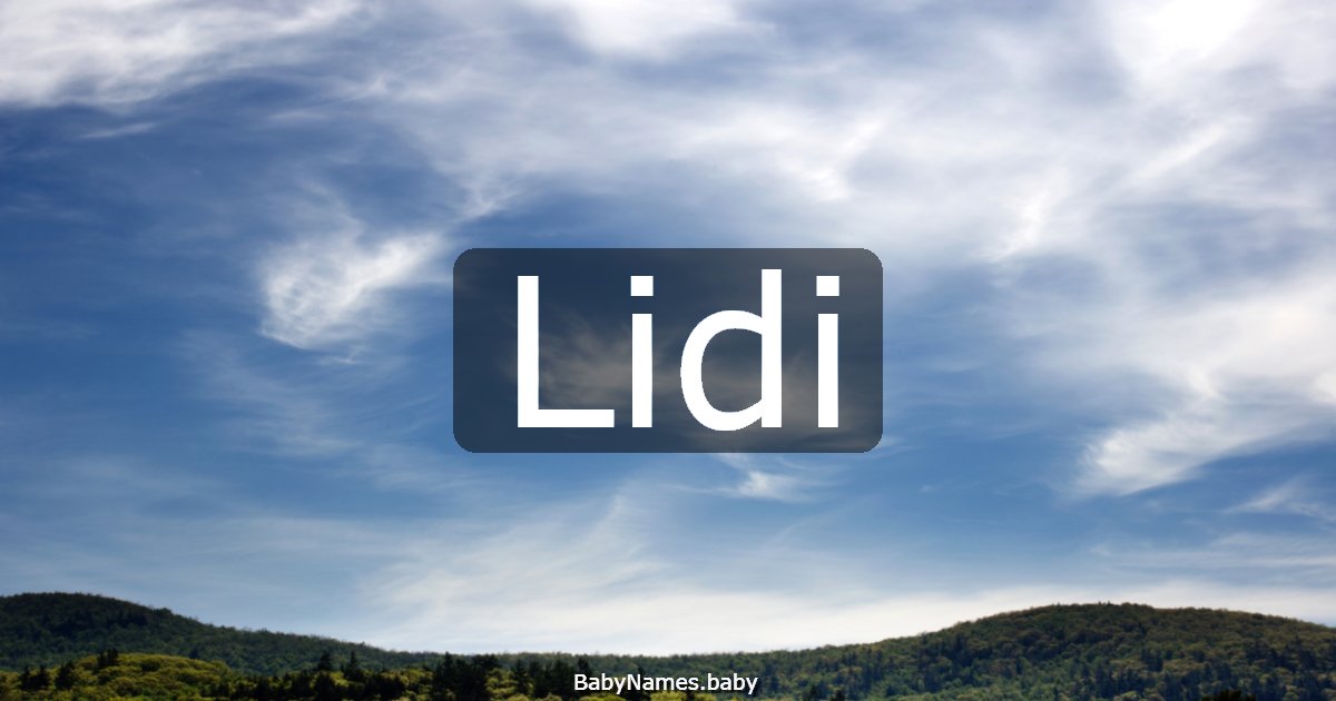 Lidi