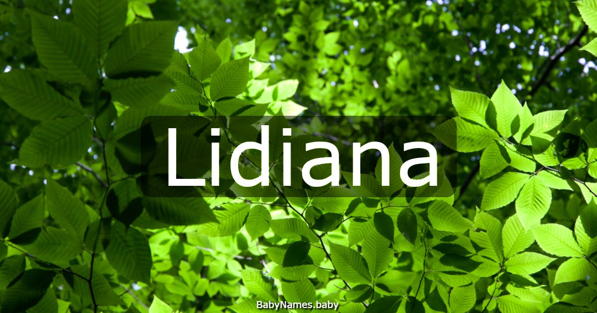 Lidiana