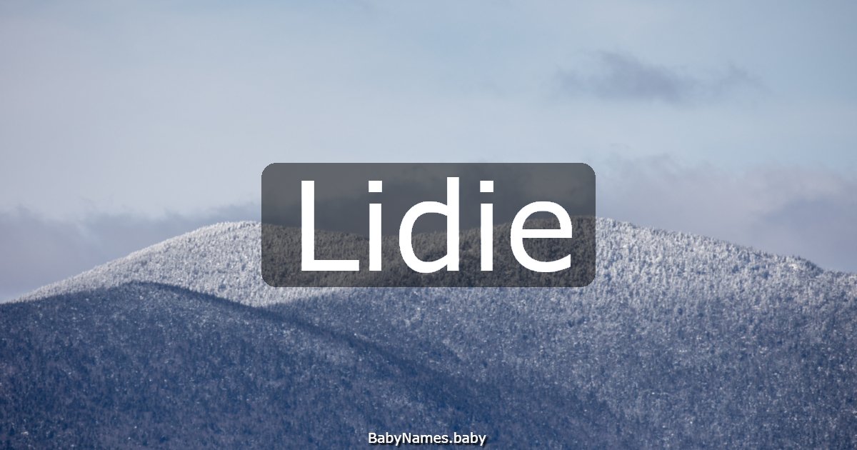 Lidie