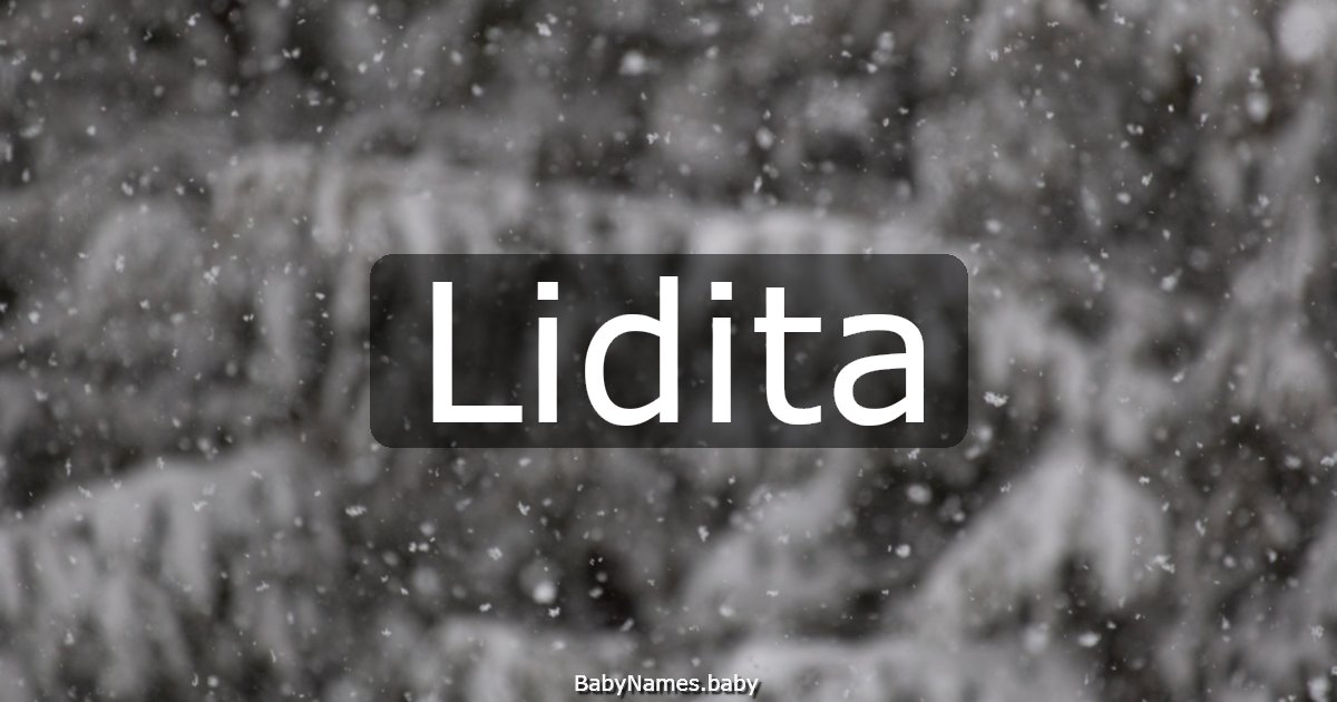 Lidita