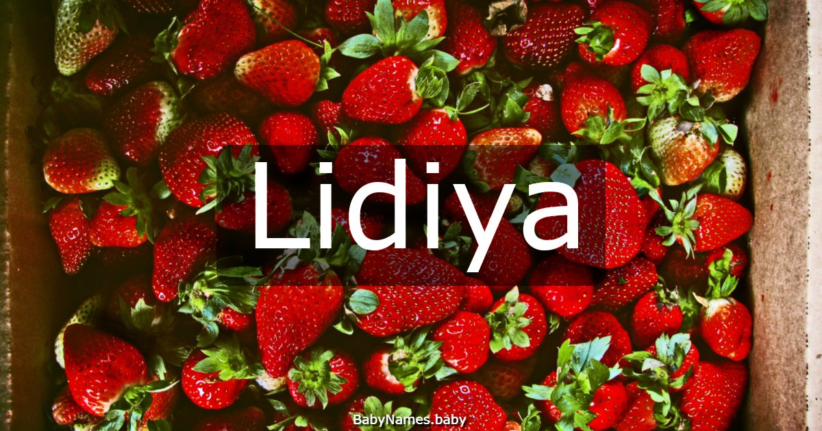 Lidiya