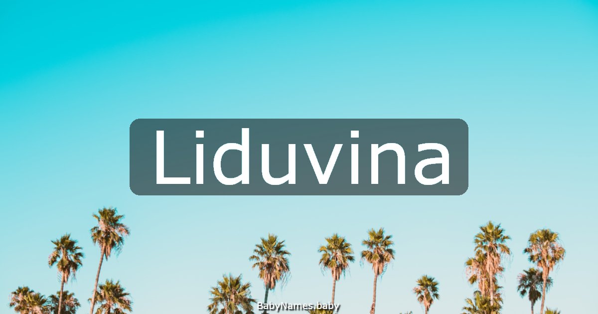 Liduvina