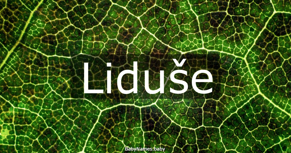 Liduše