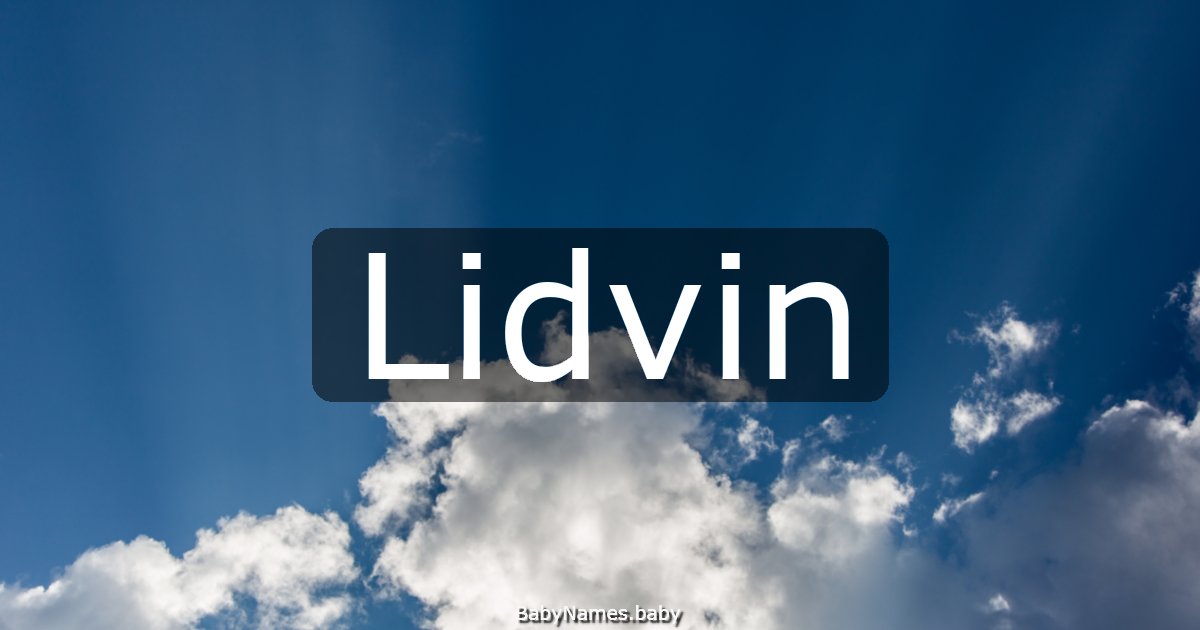 Lidvin