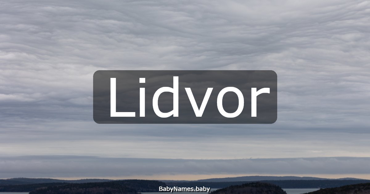 Lidvor