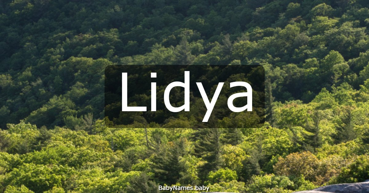 Lidya