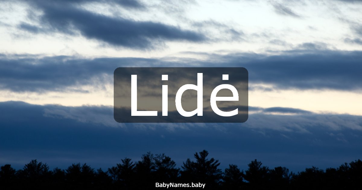 Lidė
