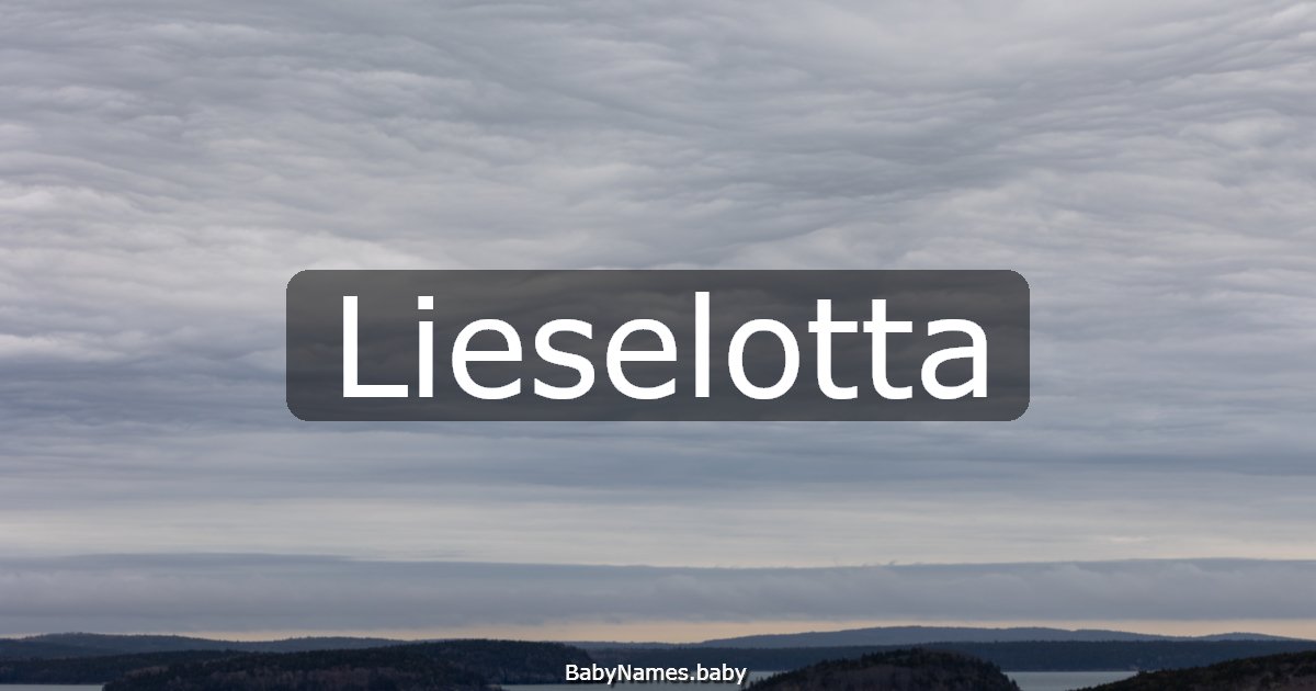 Lieselotta