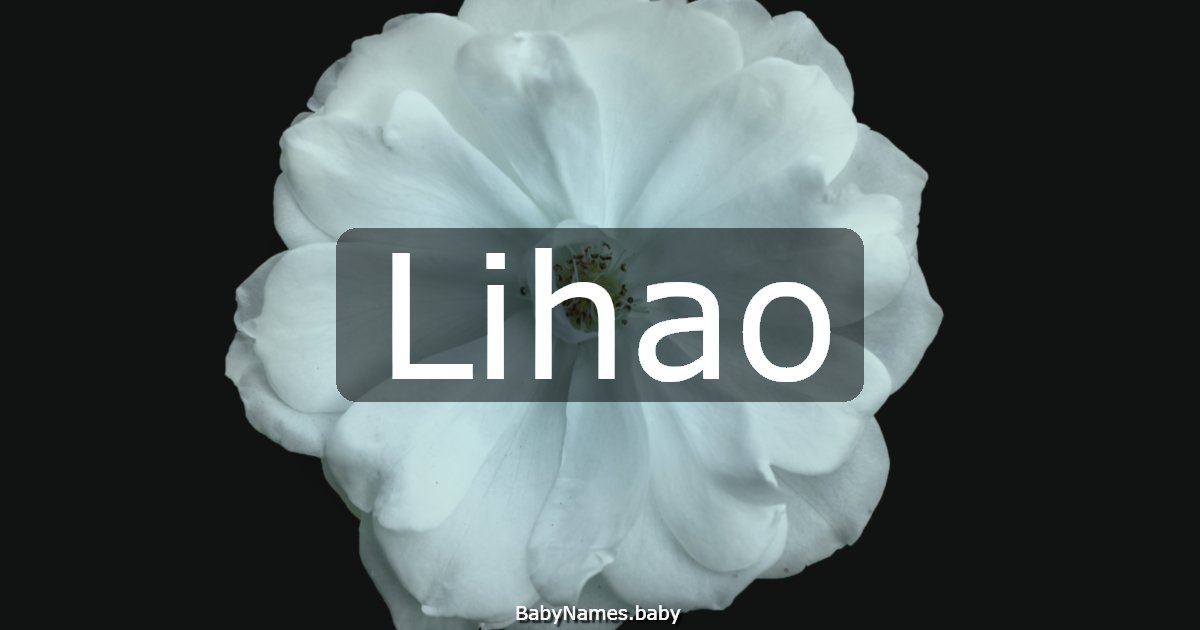 Lihao