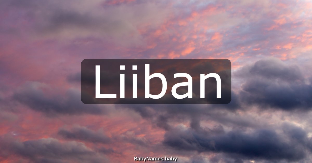 Liiban