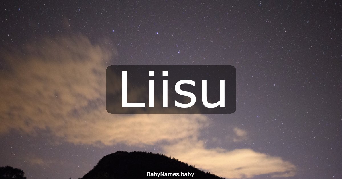 Liisu