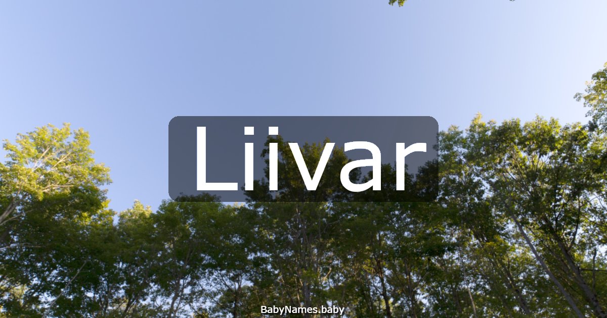 Liivar