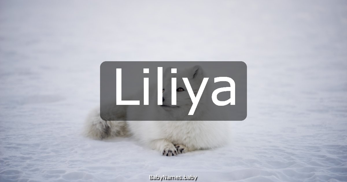 Liliya