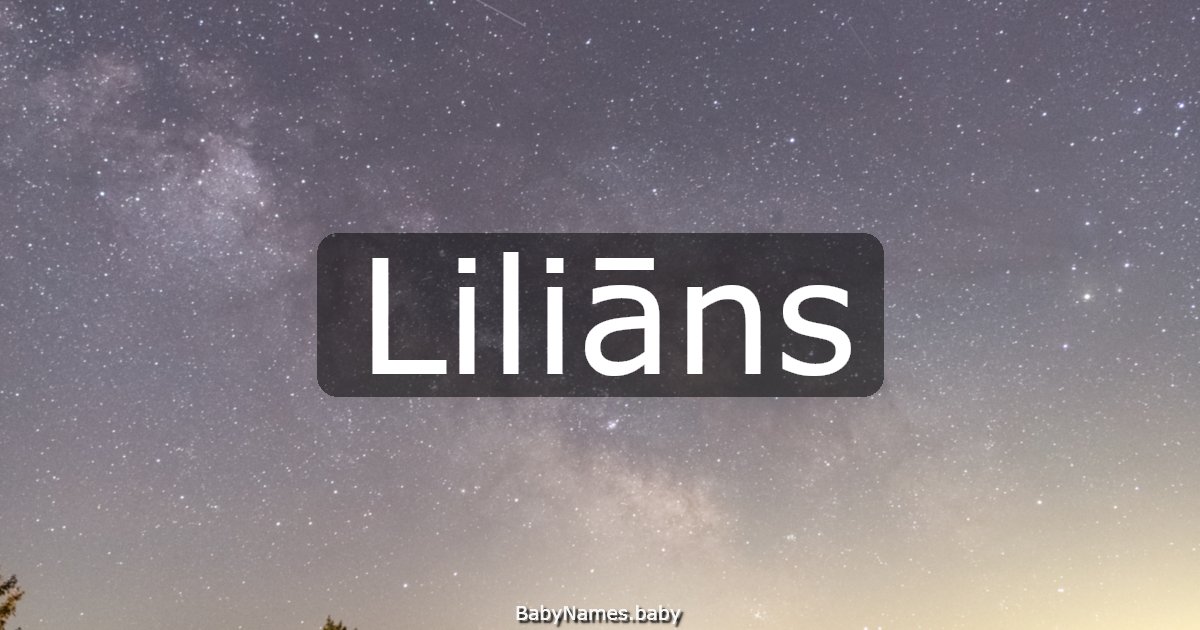 Liliāns