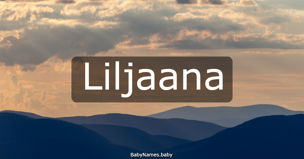 Liljaana