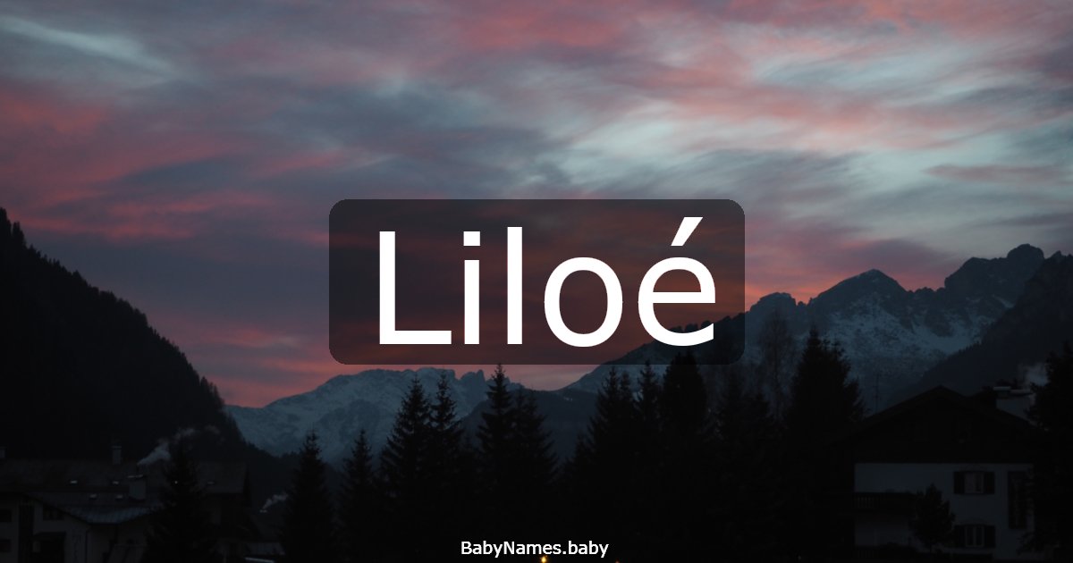 Liloé