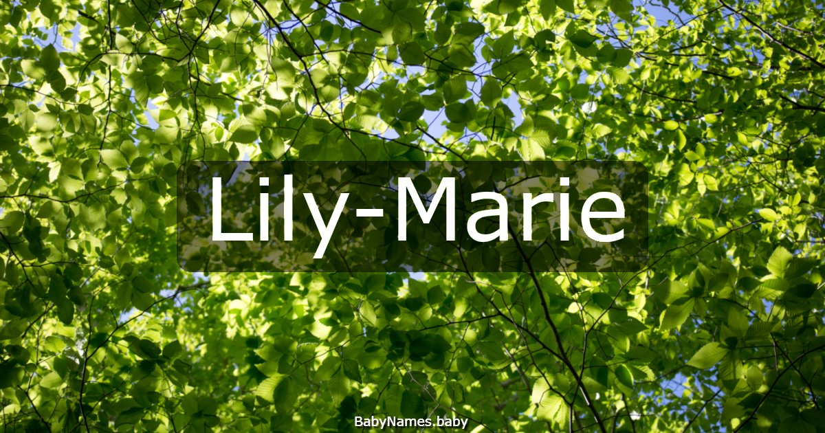 Lily-Marie