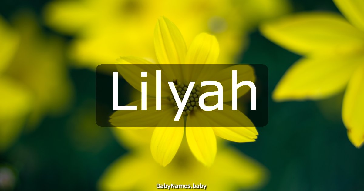 Lilyah