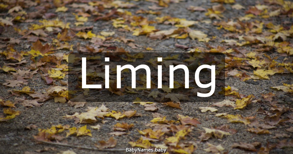 Liming