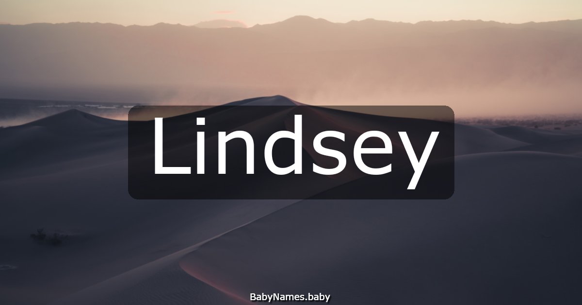 Lindsey