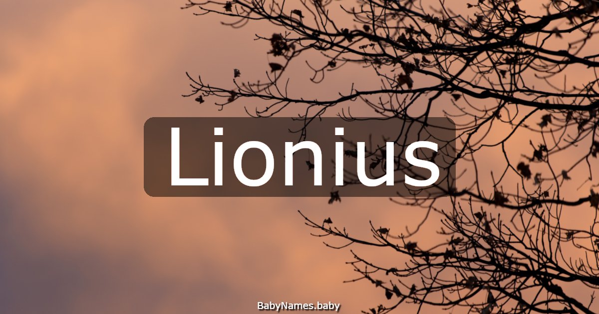 Lionius