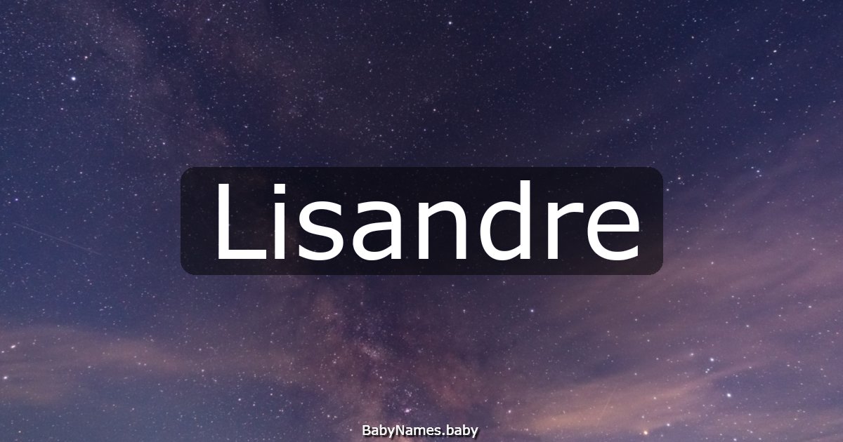 Lisandre