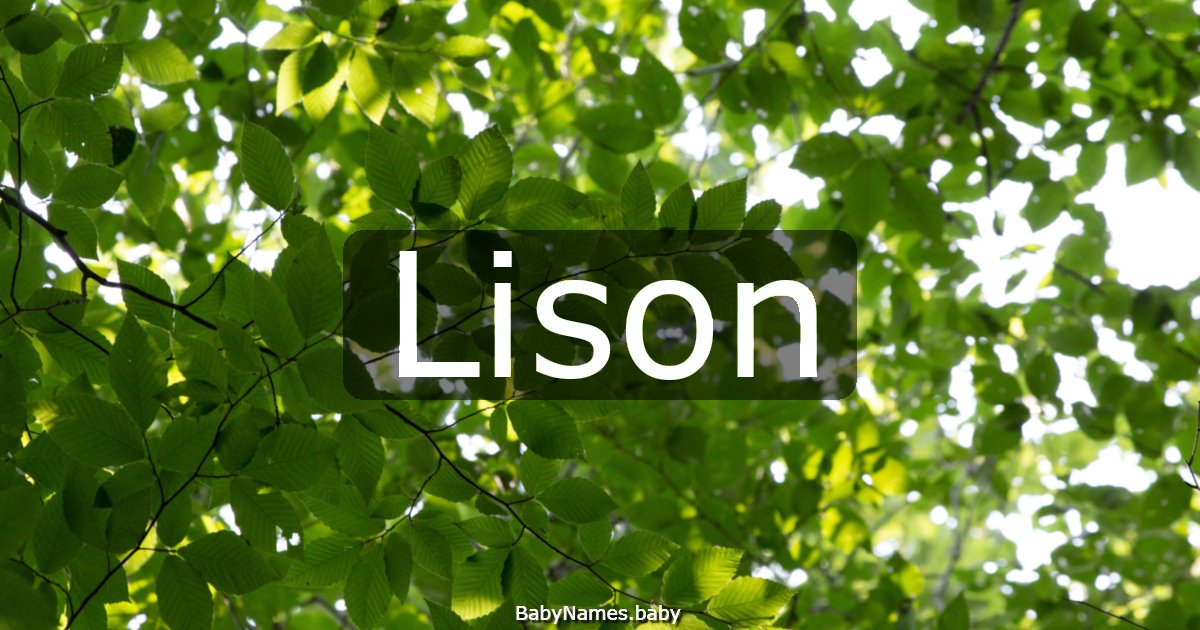 Lison