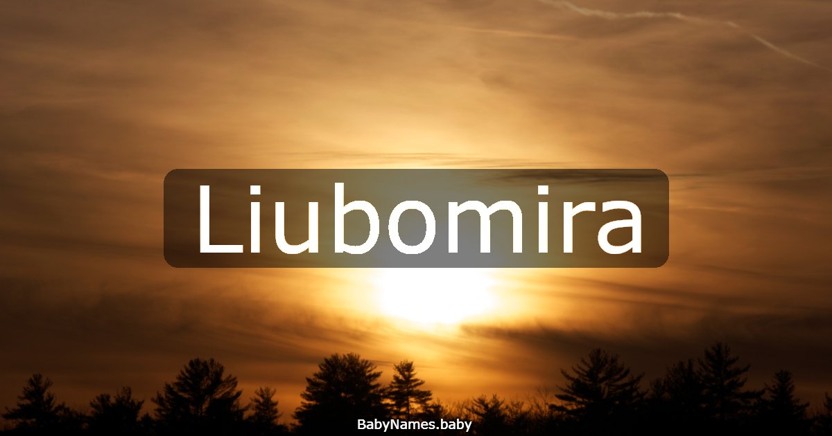 Liubomira