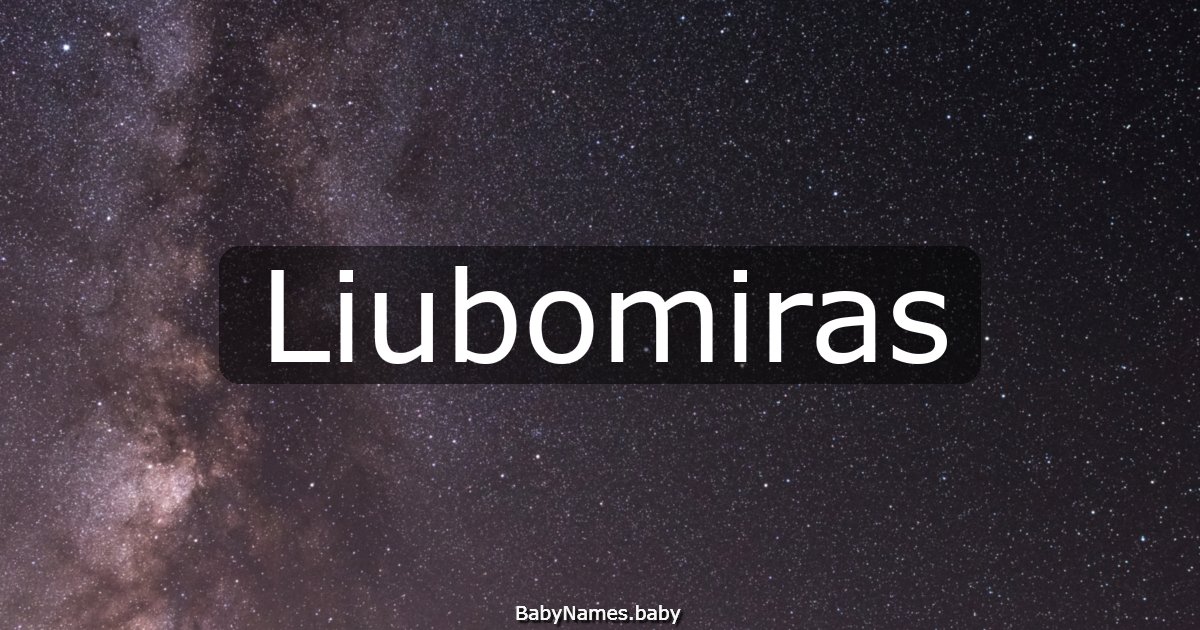 Liubomiras