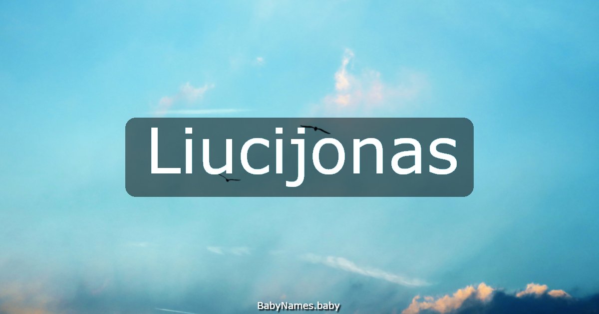 Liucijonas
