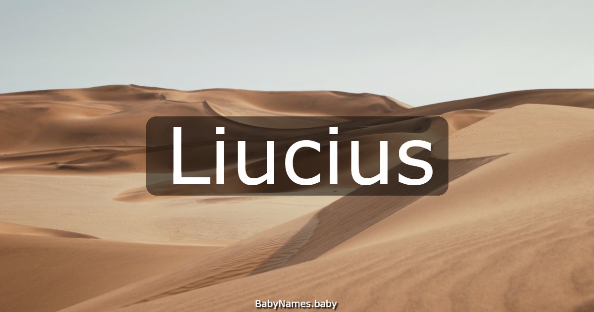 Liucius