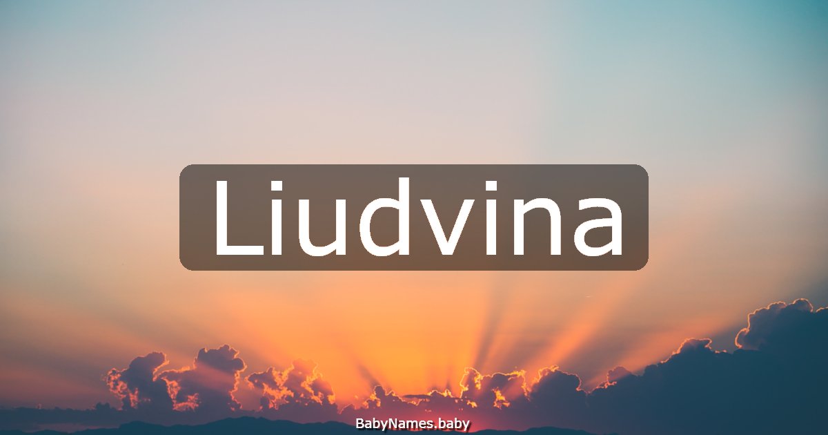 Liudvina