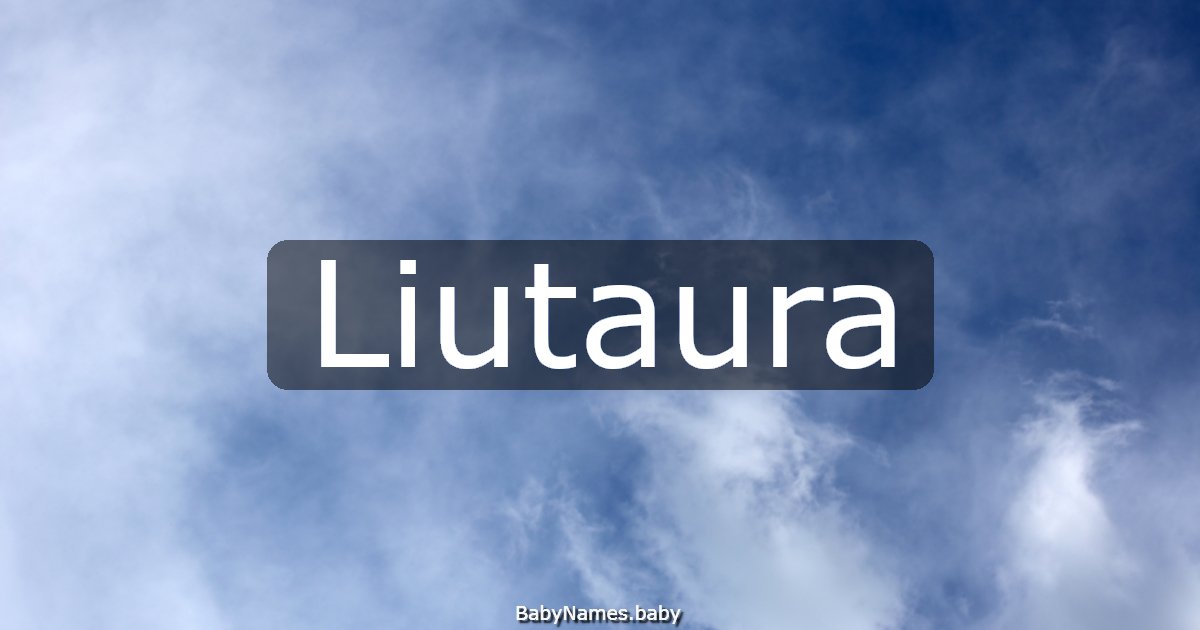 Liutaura