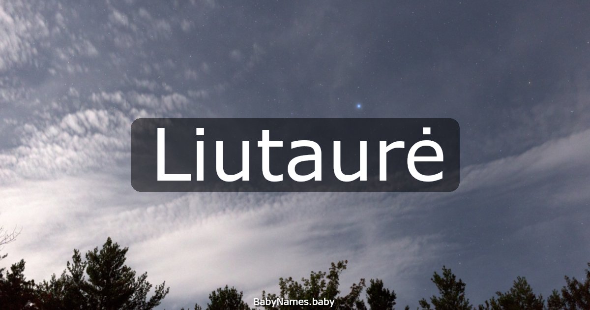 Liutaurė