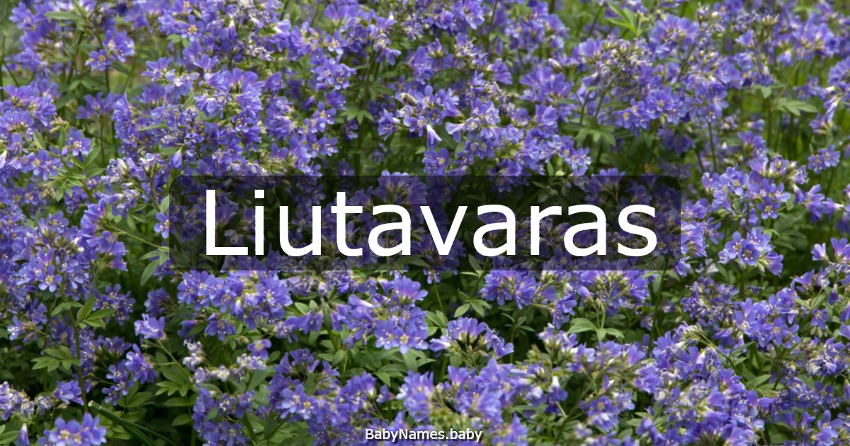 Liutavaras
