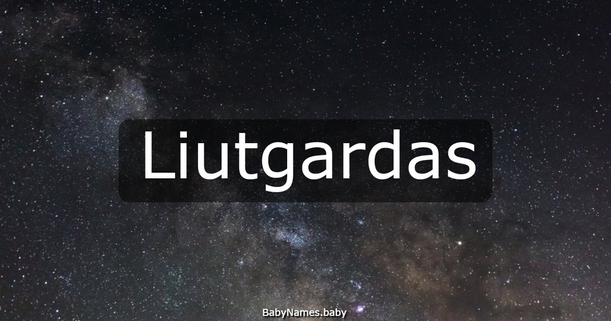 Liutgardas