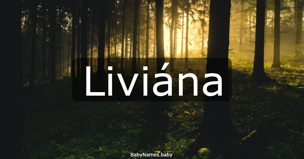 Liviána