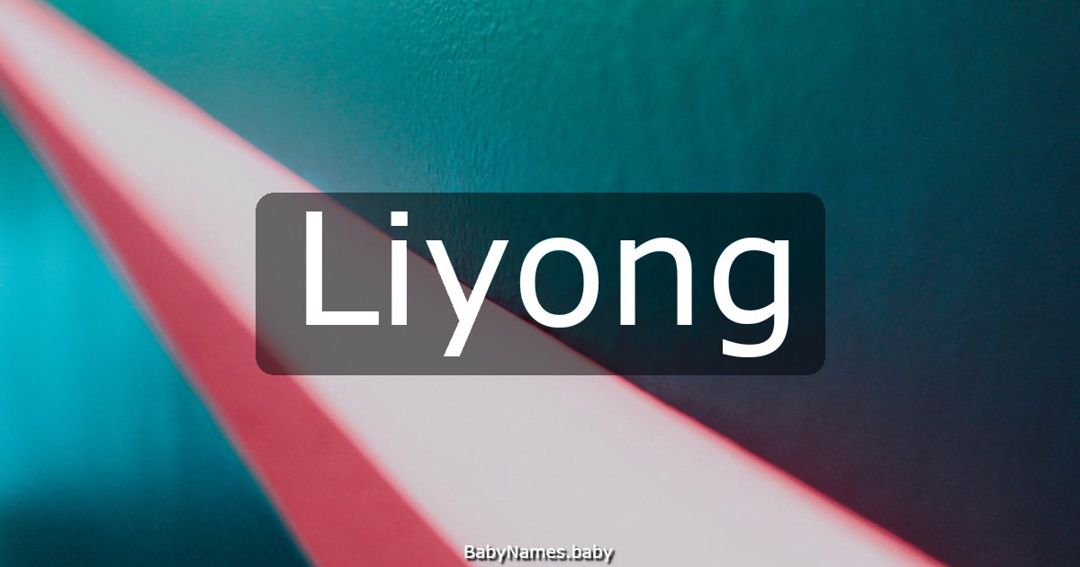 Liyong