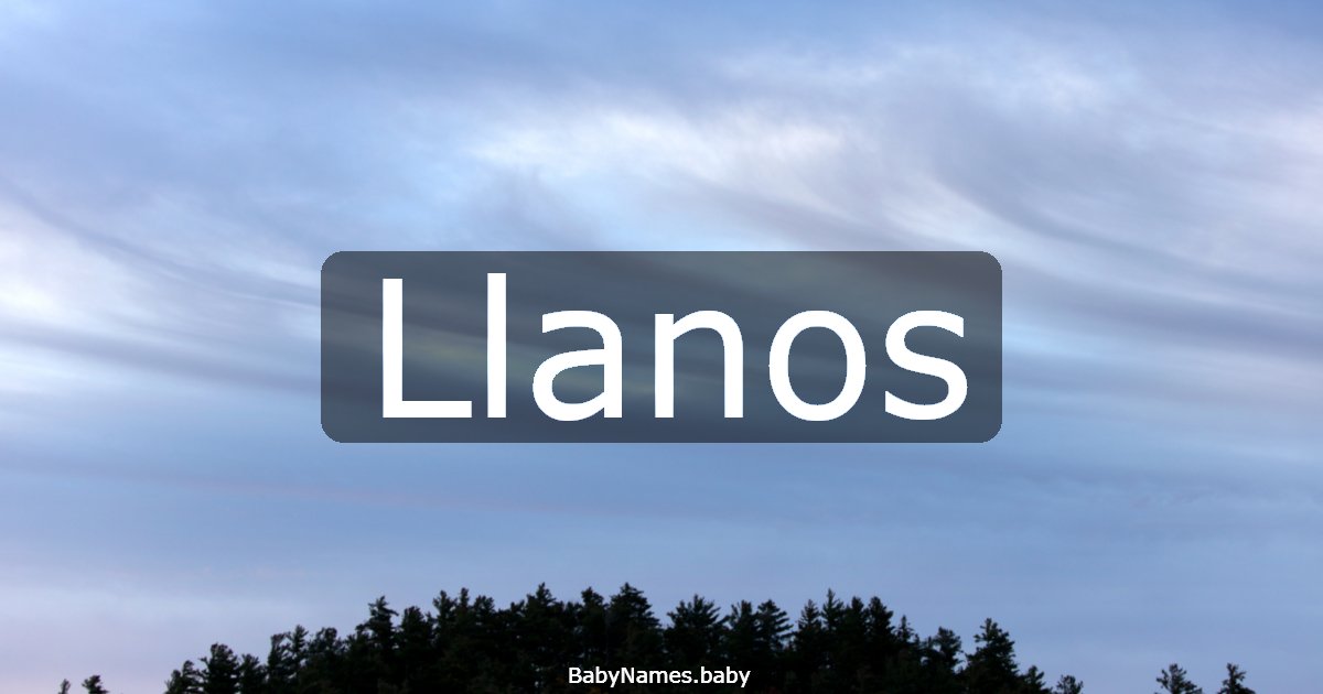 Llanos
