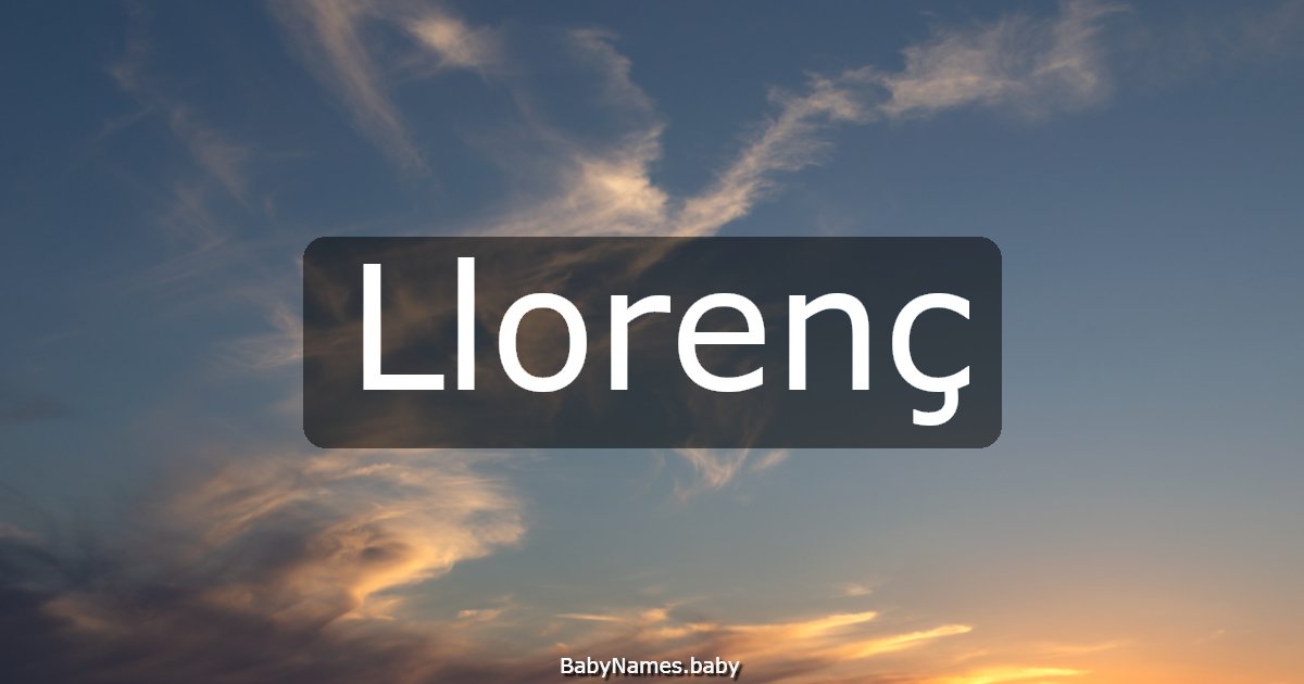 Llorenç