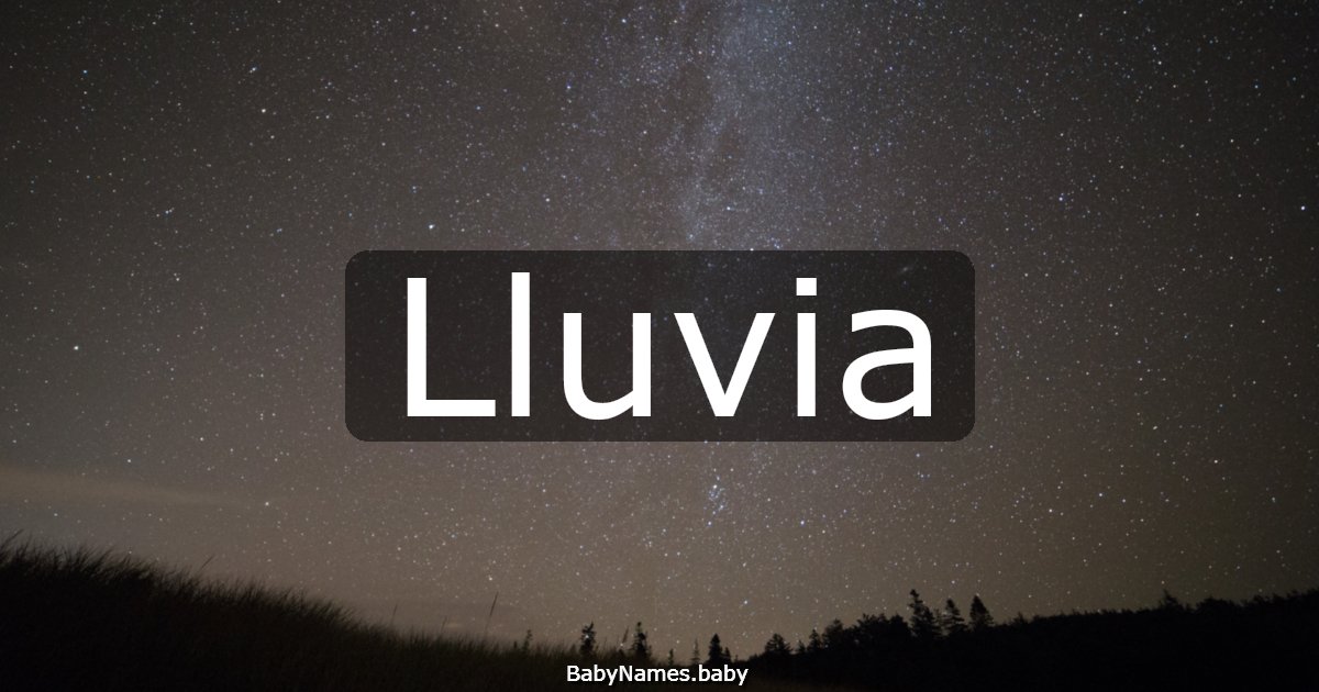 Lluvia