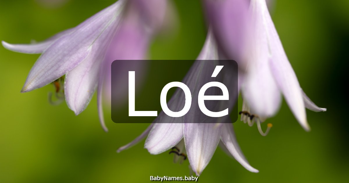 Loé