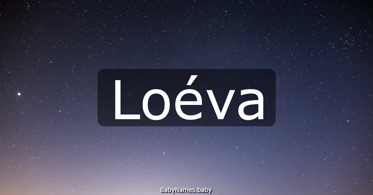 Loéva