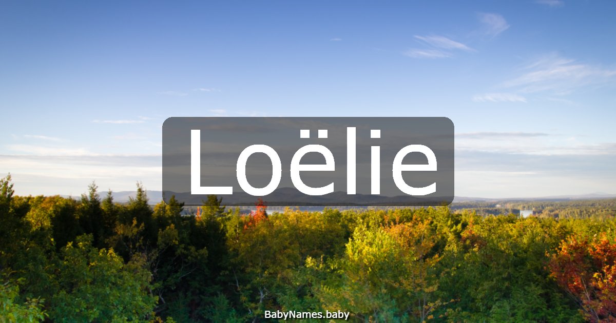Loëlie