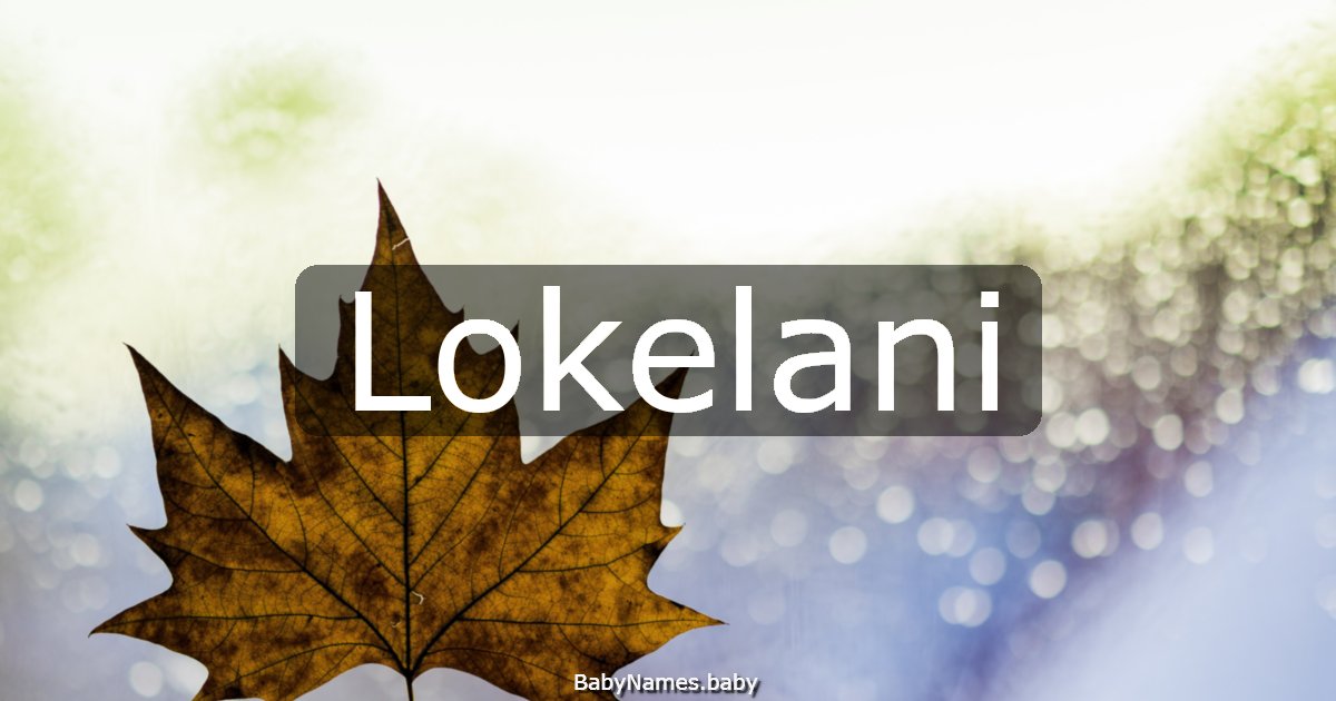 Lokelani