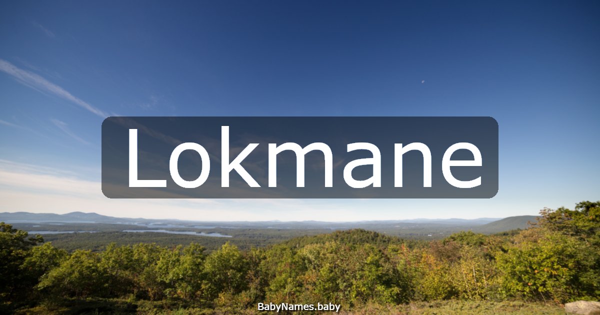 Lokmane