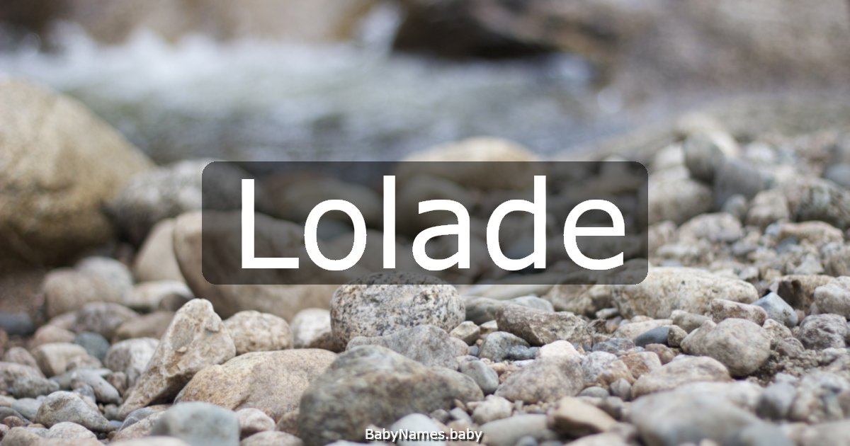 Lolade