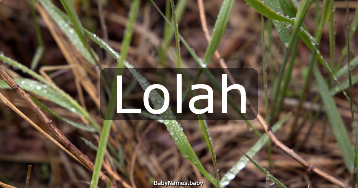 Lolah