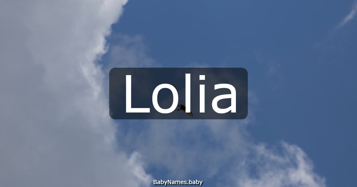 Lolia